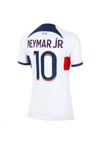Paris Saint-Germain Neymar Jr #10 Fotballdrakt Borte Klær Dame 2023-24 Korte ermer